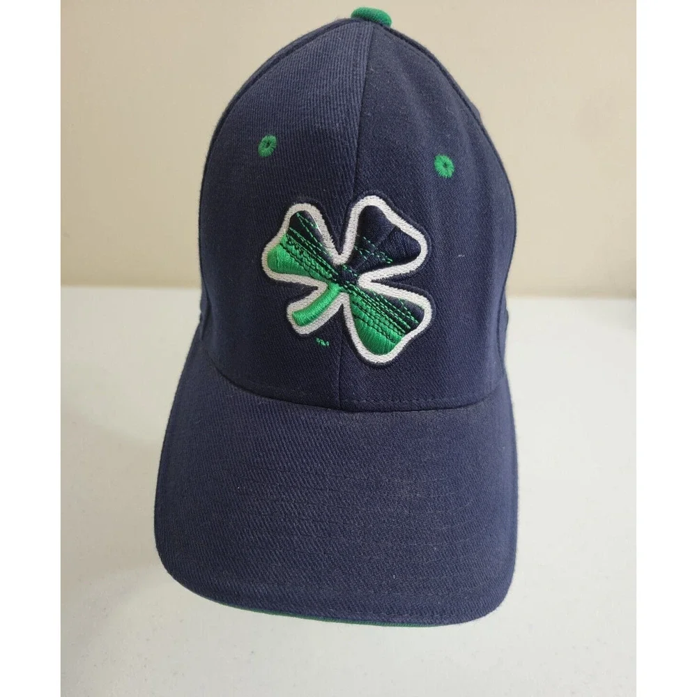 Notre Dame Fighting Irish Navy‎ Blue College NCAA Fitted Baseball Cap Size M/L